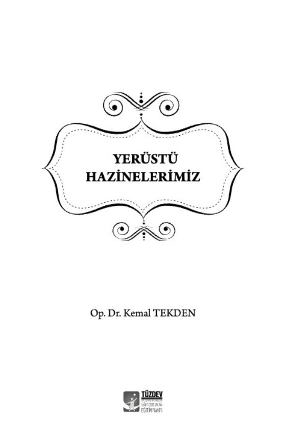 Yerüstü Hazinelerimiz kapağı